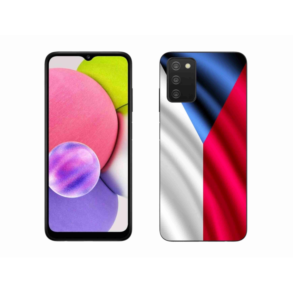 Zselés borítás mmCase Samsung Galaxy A03s (166.6 x 75.9 x 9.1) - cseh zászló