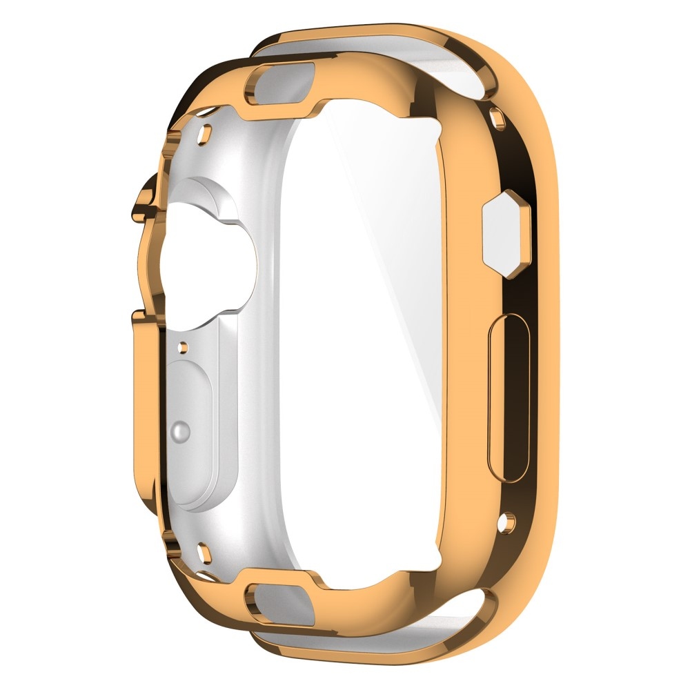 Puha, felpattintható zselés védőtok Apple Watch Ultra/Ultra 2 49 mm-es órához - rózsaarany