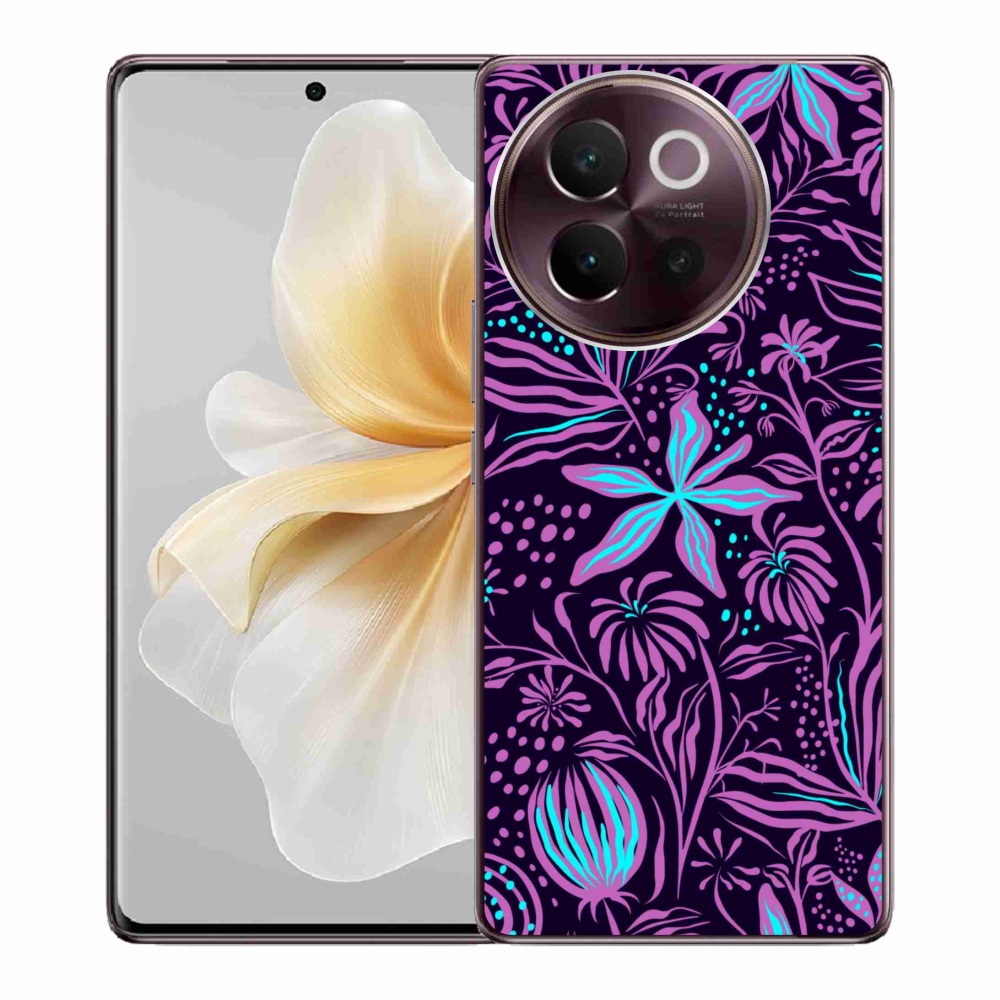 Gél borító mmCase a Vivo V40 Lite 5G készülékhez - virágok 2