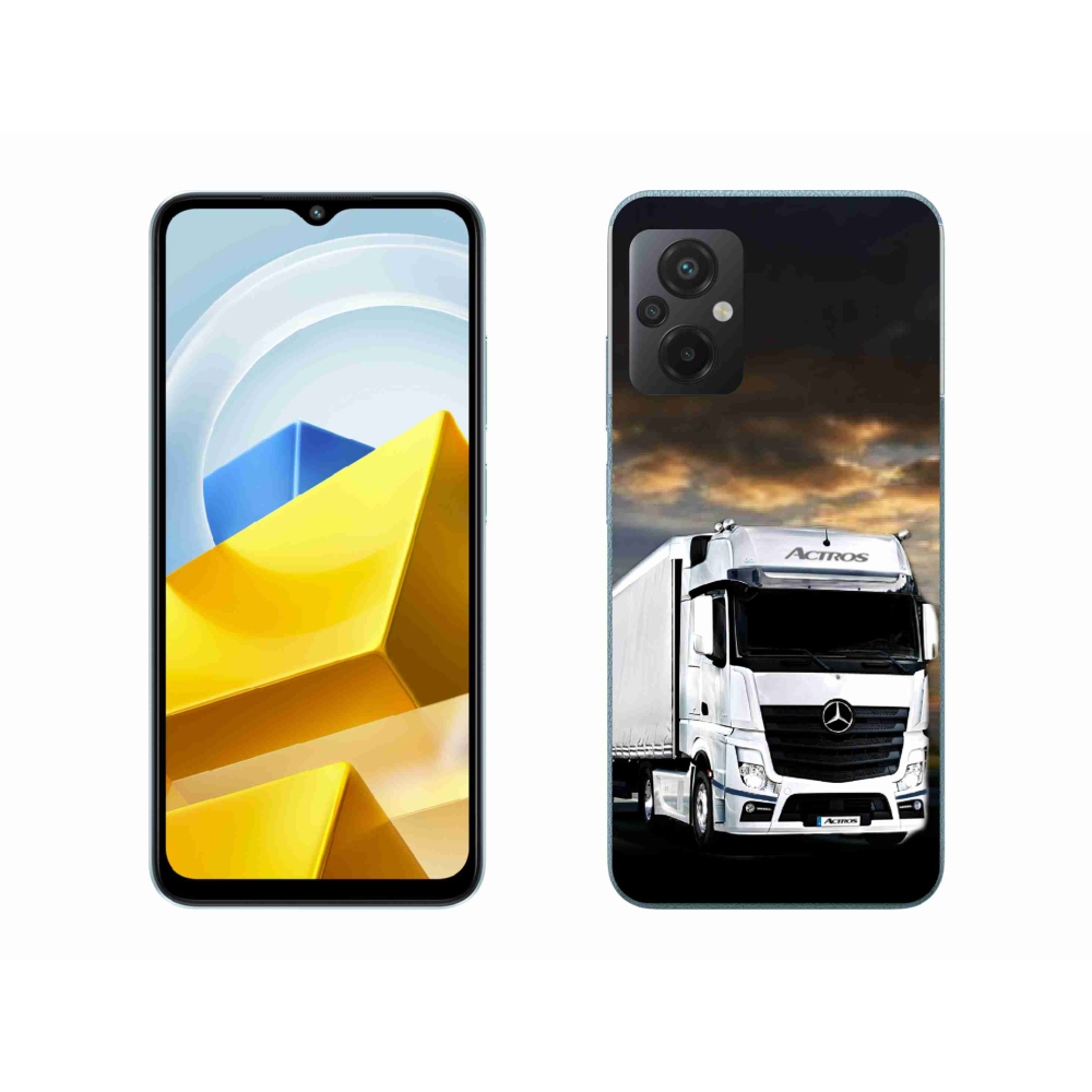 Gél borítás mmCase a Xiaomi Poco M5 4G-hez - teherautó