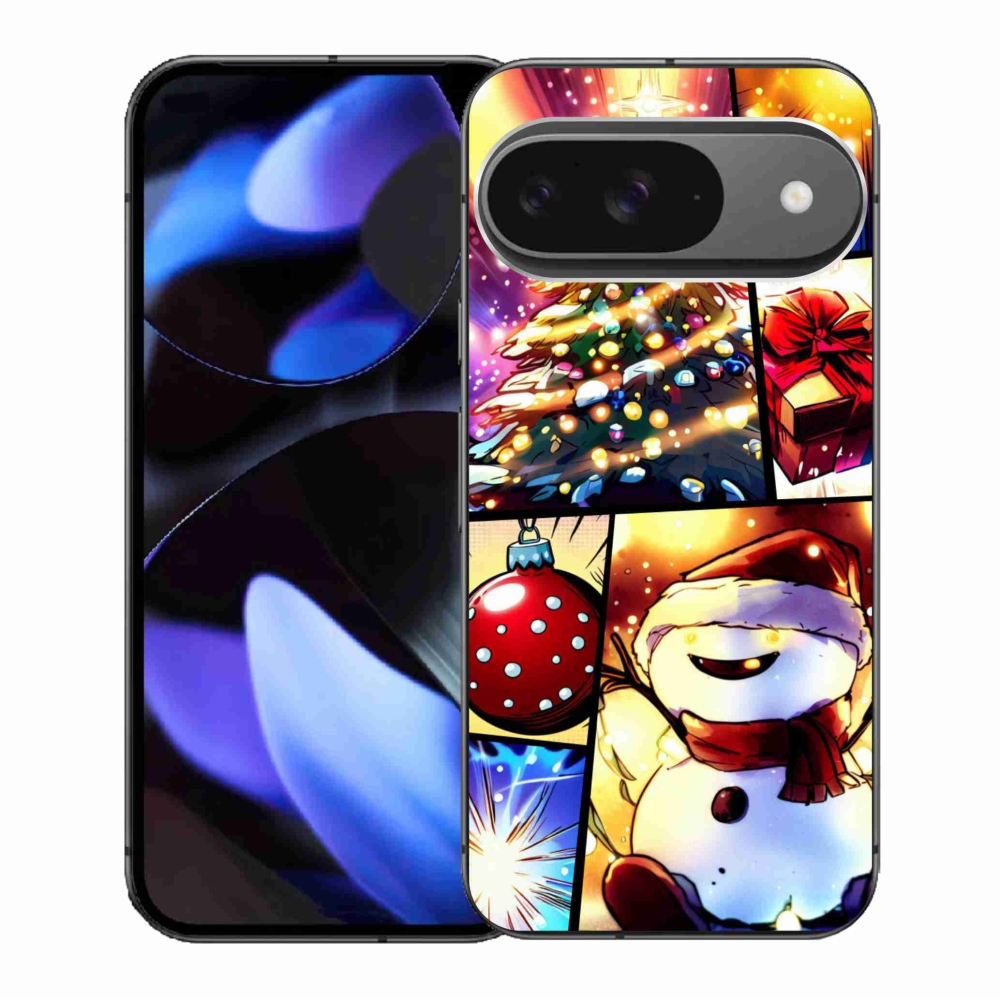 Gél borítás mmCase a Google Pixel 9/9 Pro számára - karácsonyi motívumok 1