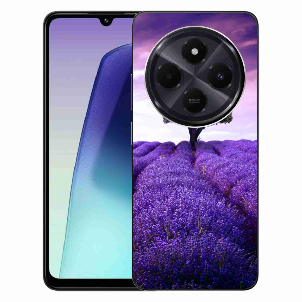 Gél borítás mmCase a Xiaomi Redmi 14C/Poco C75-hez - levendula réten