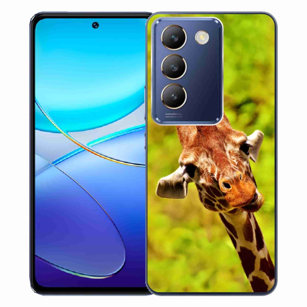 Gél borítás mmCase a Vivo V40 SE 4G/5G készülékhez - zsiráf