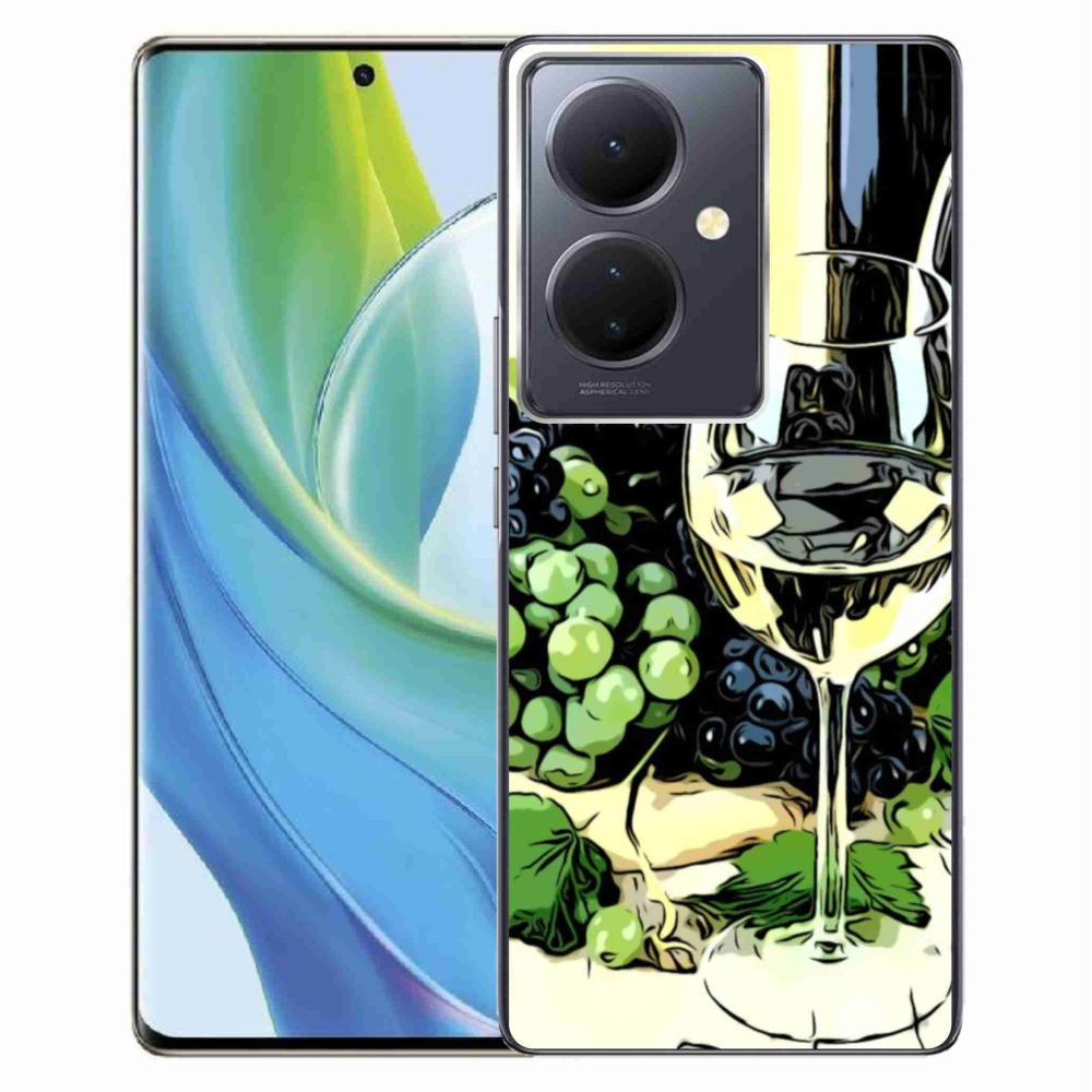 Gél borítás mmCase a Vivo V29 Lite 5G készülékhez - borospohár