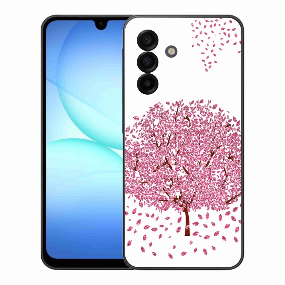 Gél borítás mmCase Samsung Galaxy A17 4G/5G - rajzfilmfa levelekkel