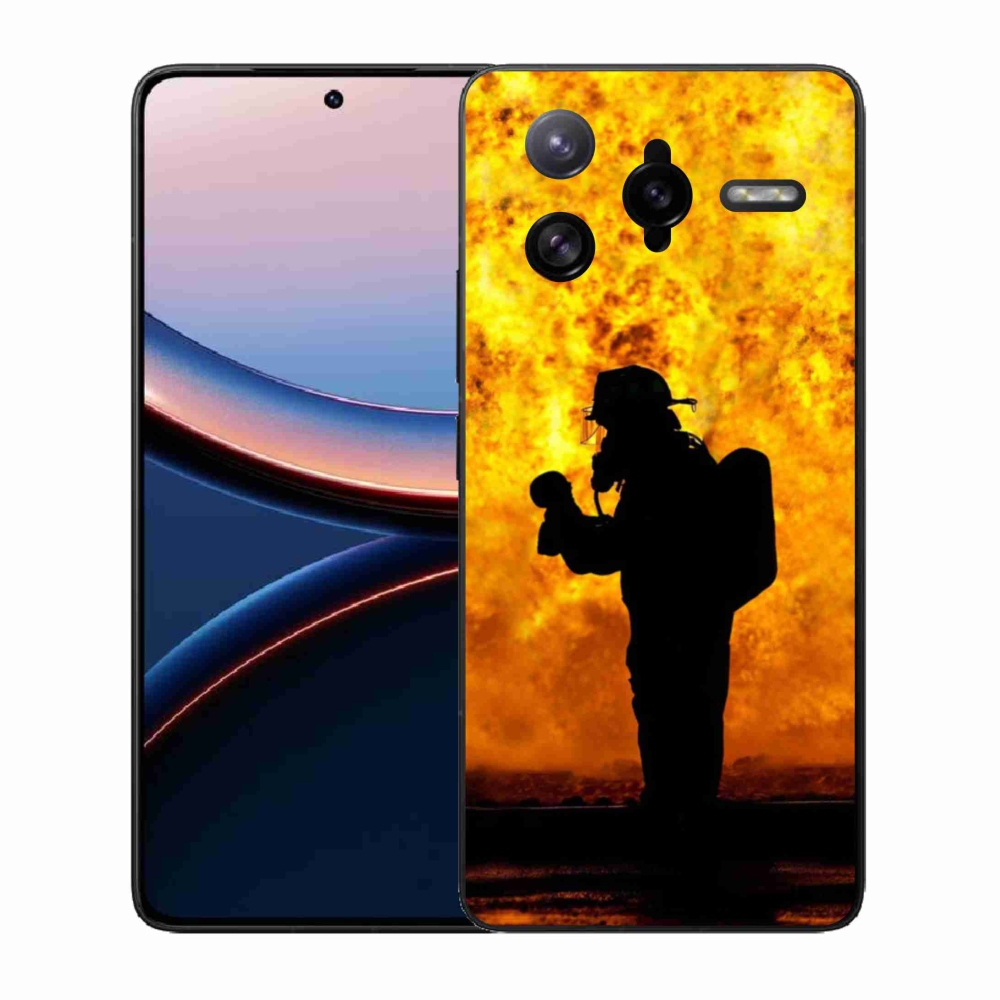 Gél borítás mmCase a Xiaomi Poco F7 Ultra számára - tűzoltó