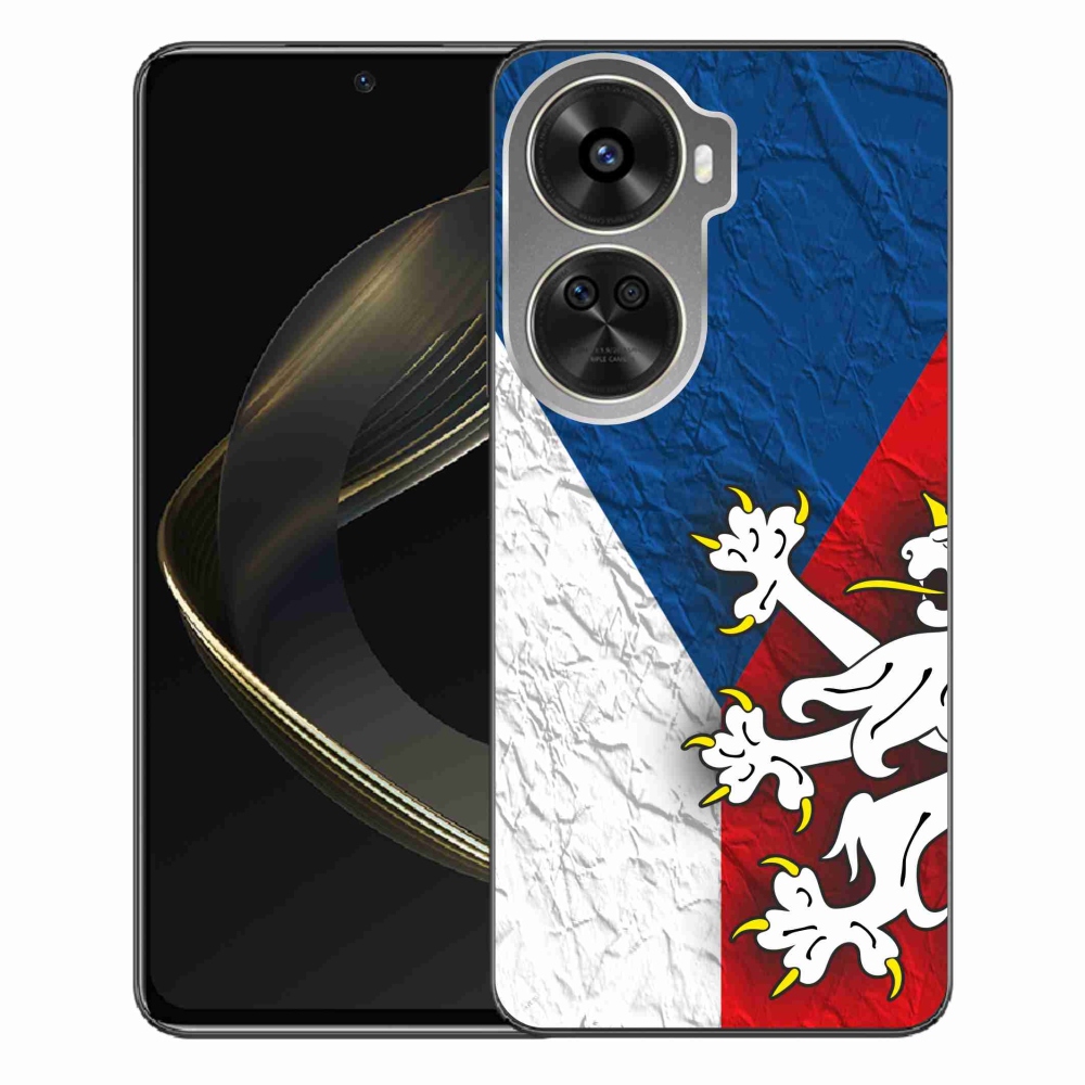 Gél borítás mmCase a Huawei Nova 12 SE számára - cseh zászló 1