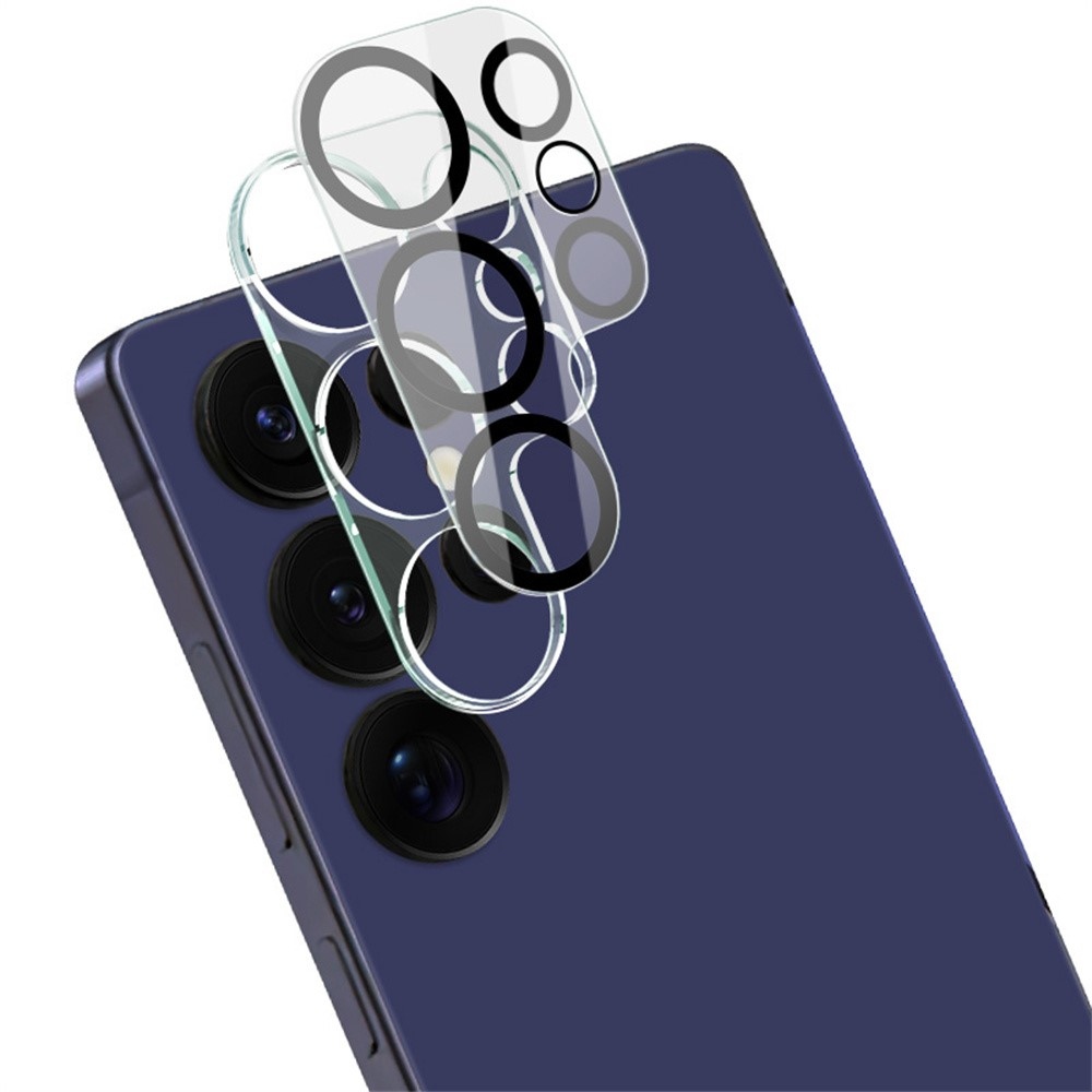 IMK kamera lencse üveg Samsung Galaxy S25 Ultra - fekete gyűrűk