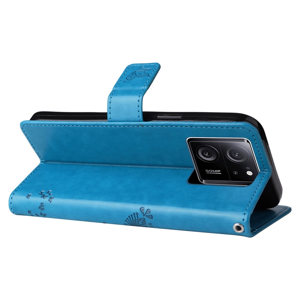 Fa könyv tok Xiaomi 13T/13T Pro készülékhez - kék