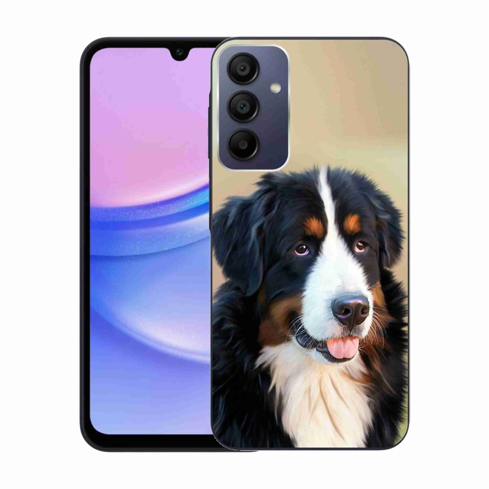 Gél tok mmCase a Samsung Galaxy A15 4G/5G készülékhez - Berni hegyi kutya