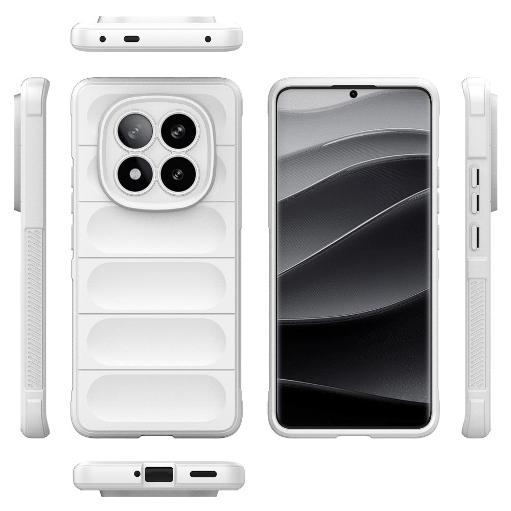 Rugg tartós zselés tok Xiaomi Redmi Note 14 Pro+ 5G - fehér