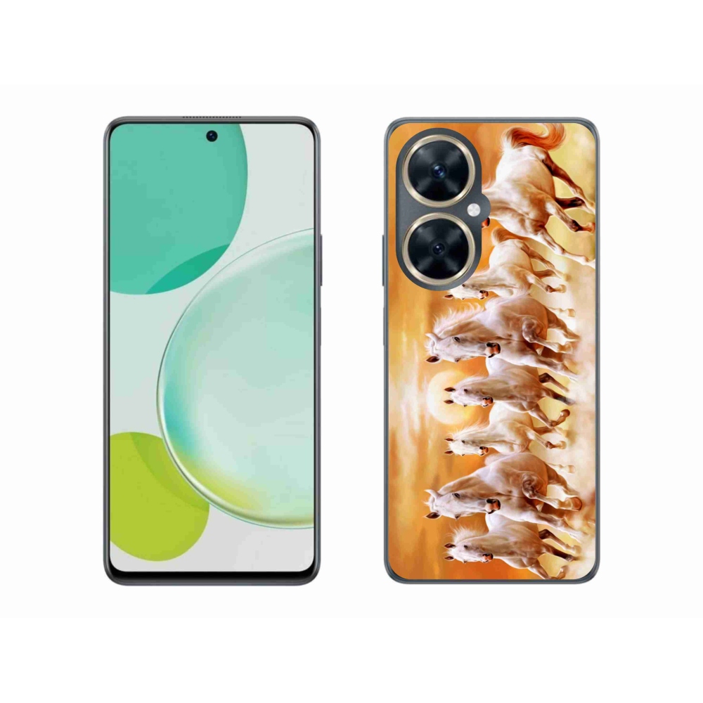 Gél tok mmCase a Huawei Nova 11i készülékhez - lovak 2
