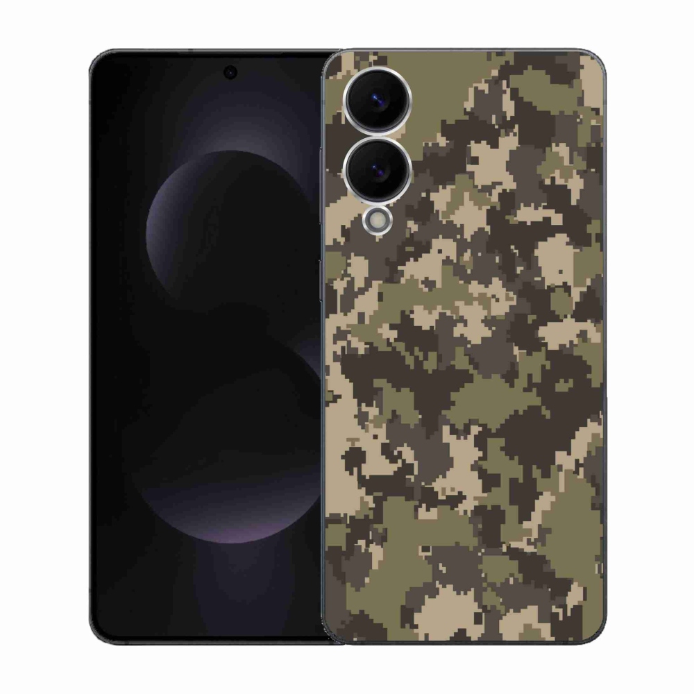 Zselés borítás mmCase Samsung Galaxy S25 Edge készülékhez - terepszínű minta 12