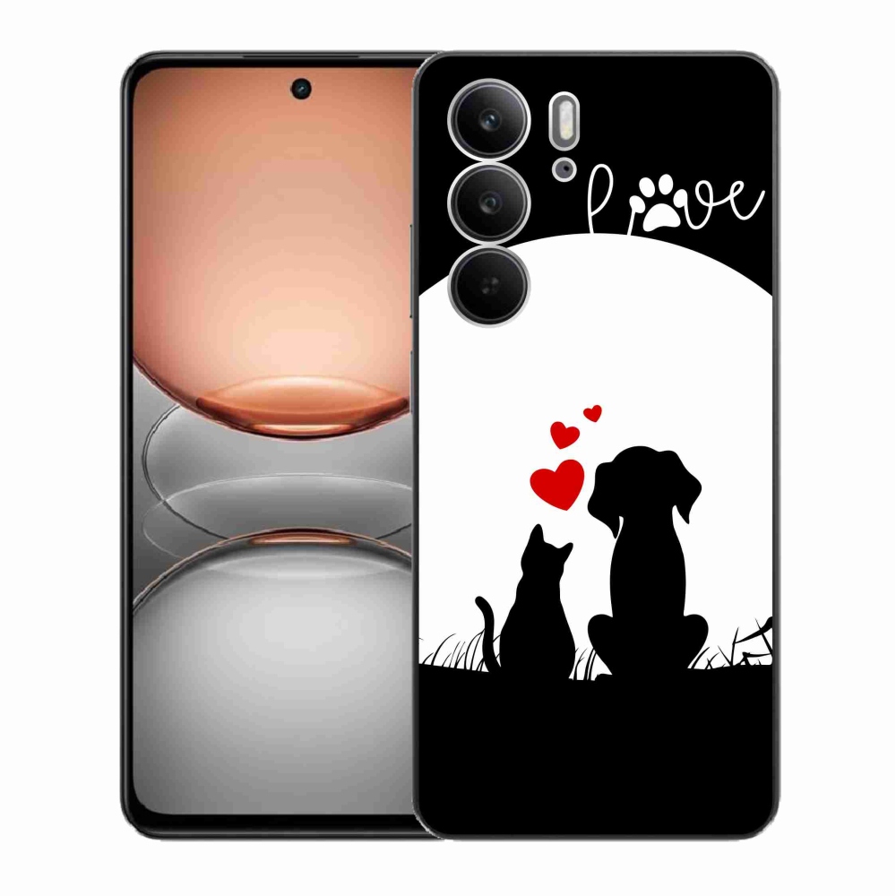 Gél borító mmCase a Realme C75 készülékhez - állatszerelem