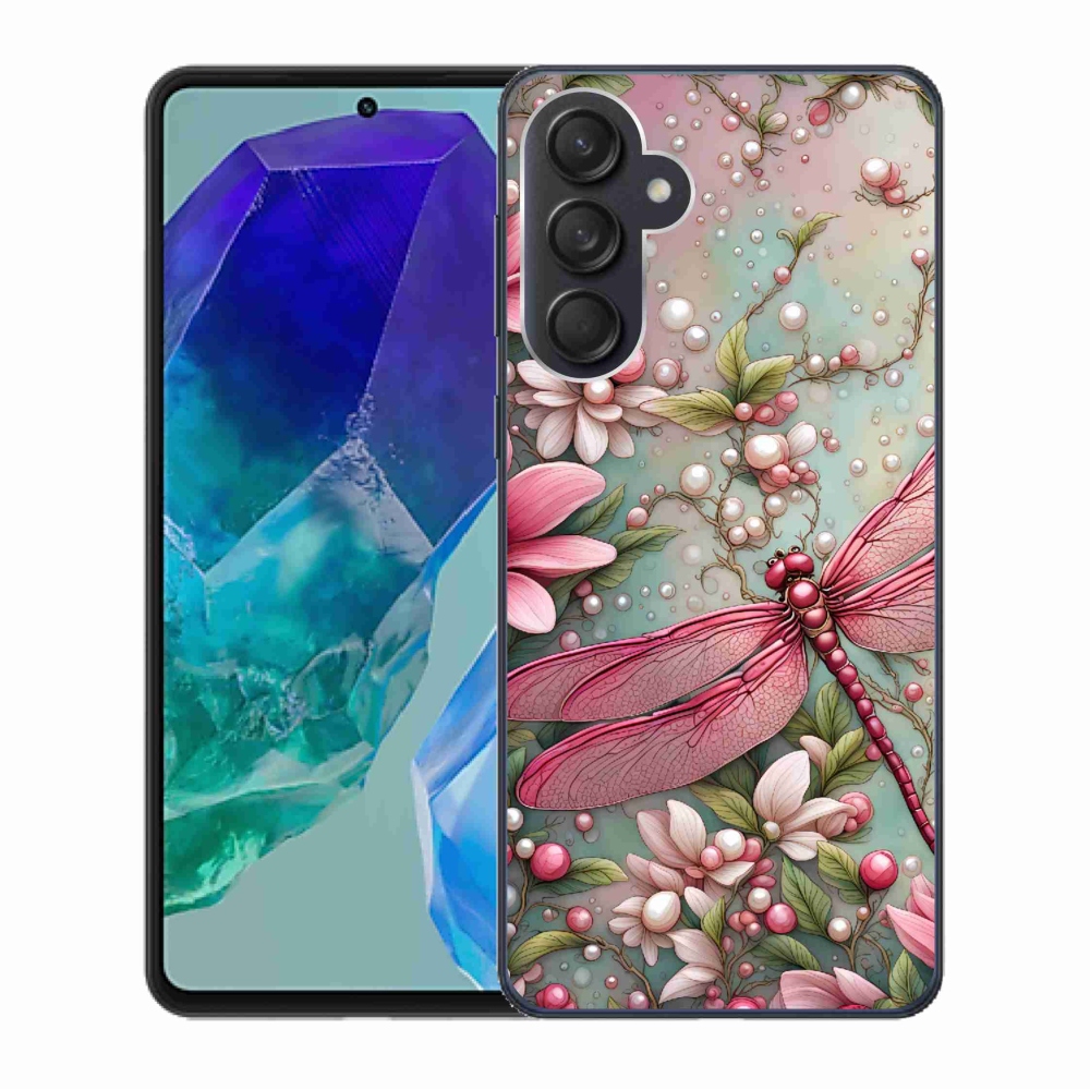 Gél védőhuzat mmCase Samsung Galaxy M55 5G - szitakötőhöz
