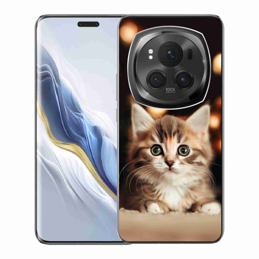 Gél borítás mmCase a Honor Magic 6 Pro 5G számára - aranyos cica 2