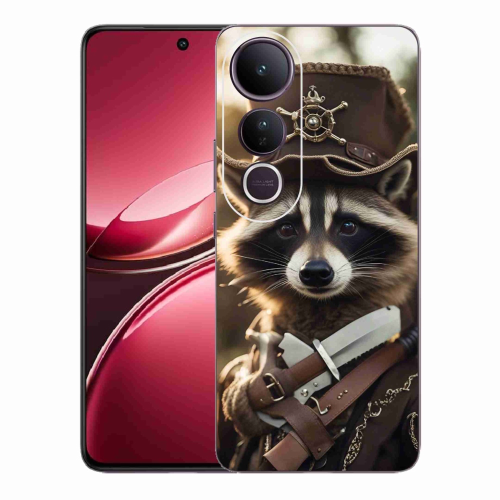 Gél borítás mmCase a Vivo V50 Lite 4G/5G készülékhez - mosómedve egyenruhában