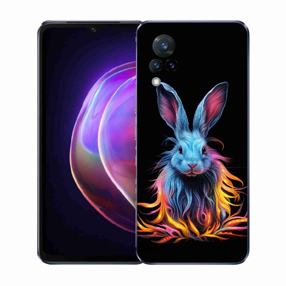 Gél borító mmCase a Vivo V21 4G/5G-n - absztrakt nyúl