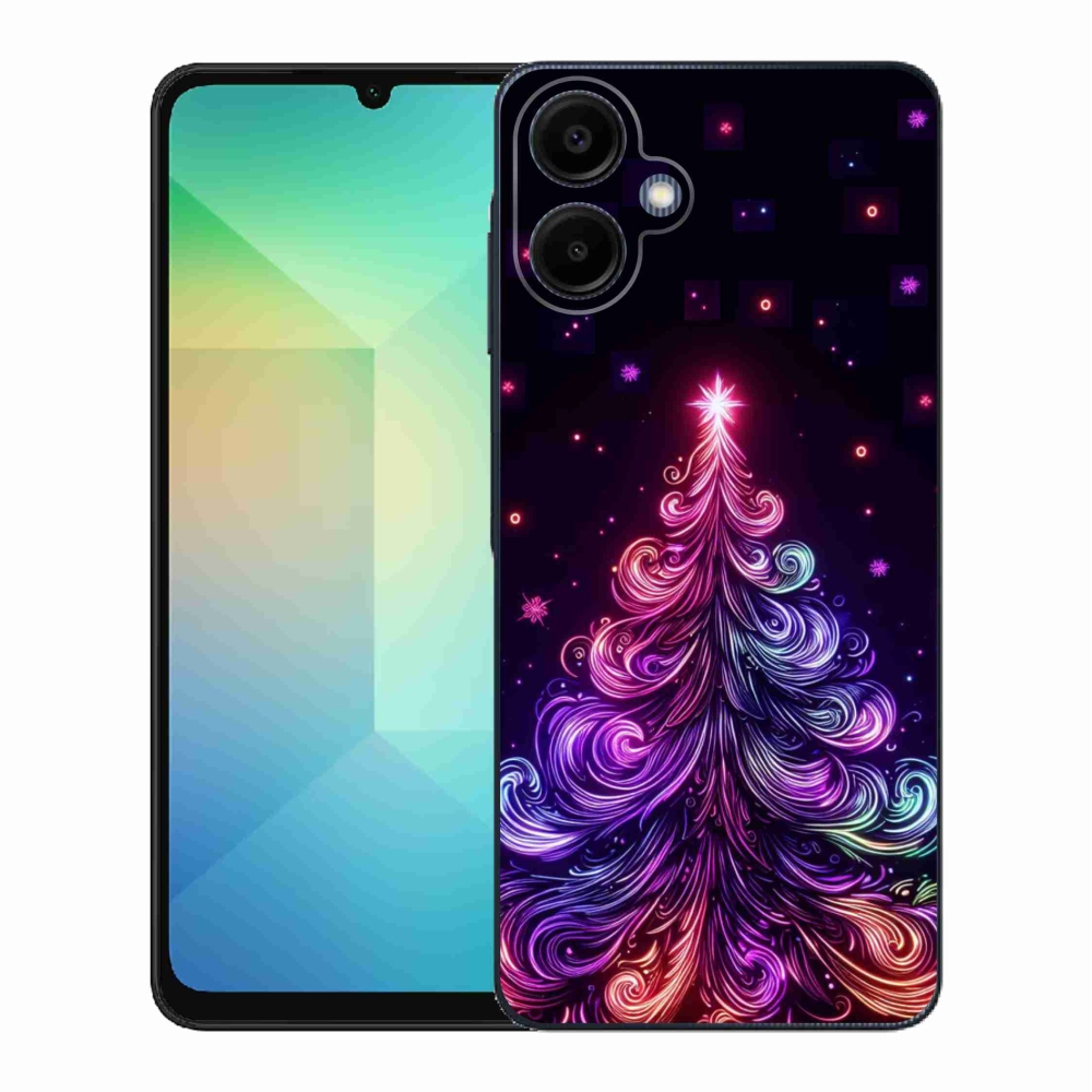 Gél borító mmCase Samsung Galaxy A06 4G - neon karácsonyfa 1
