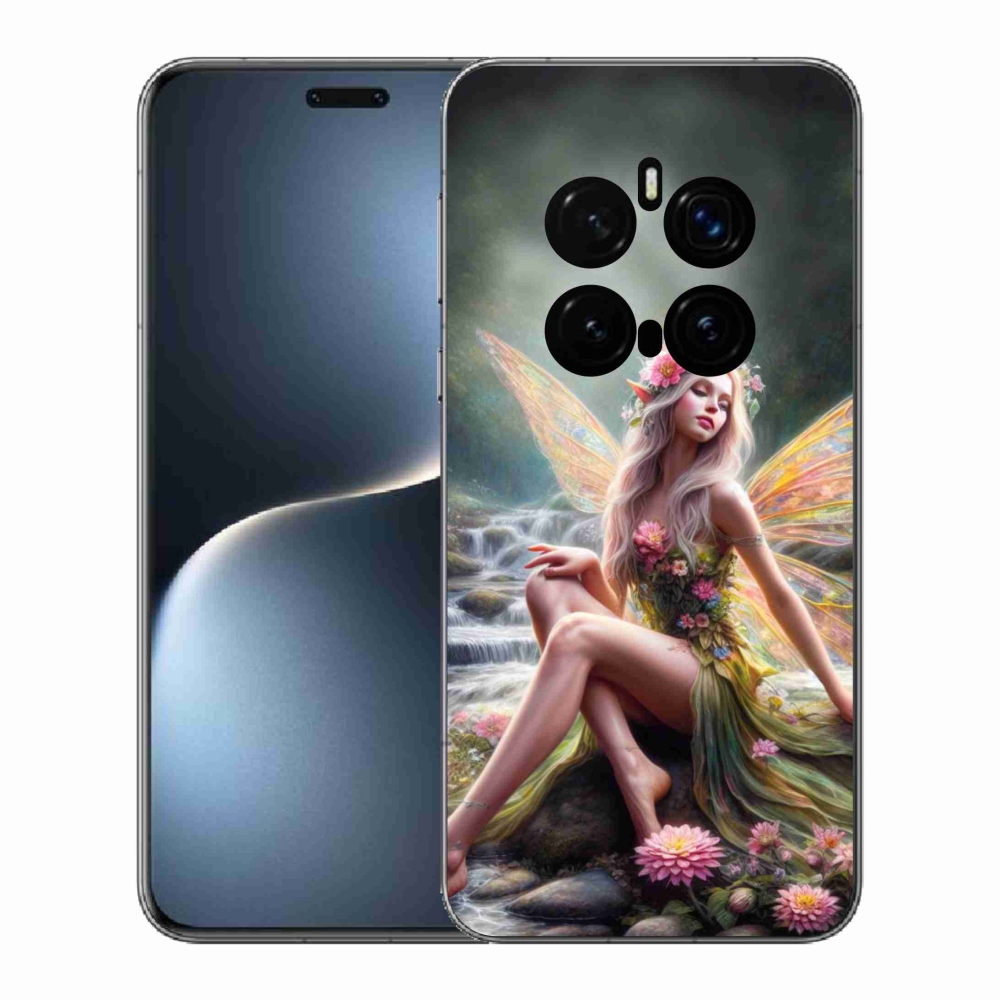 Gél borítás mmCase a Honor Magic 7 Pro 5G számára - pillangó nő 1