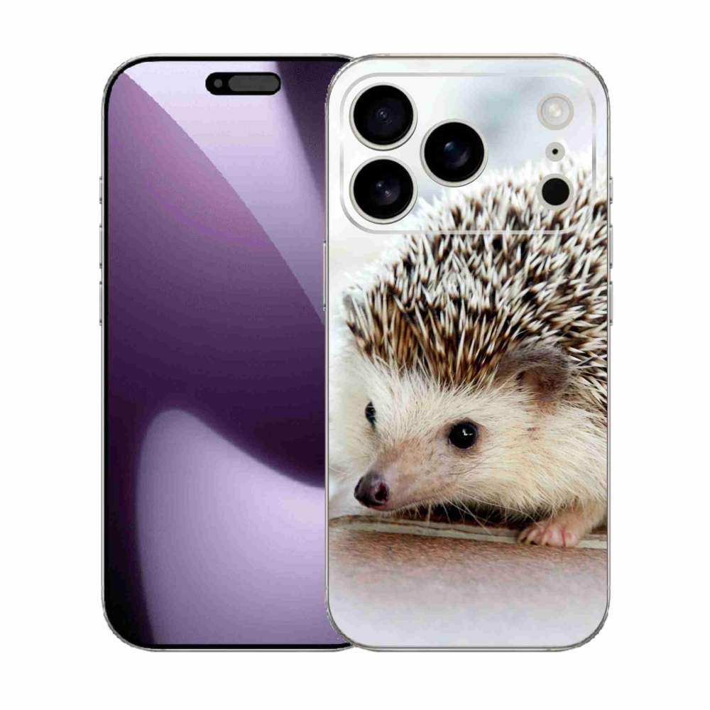 Zselés borítás mmCase iPhone 17 Pro készülékhez - sündisznó