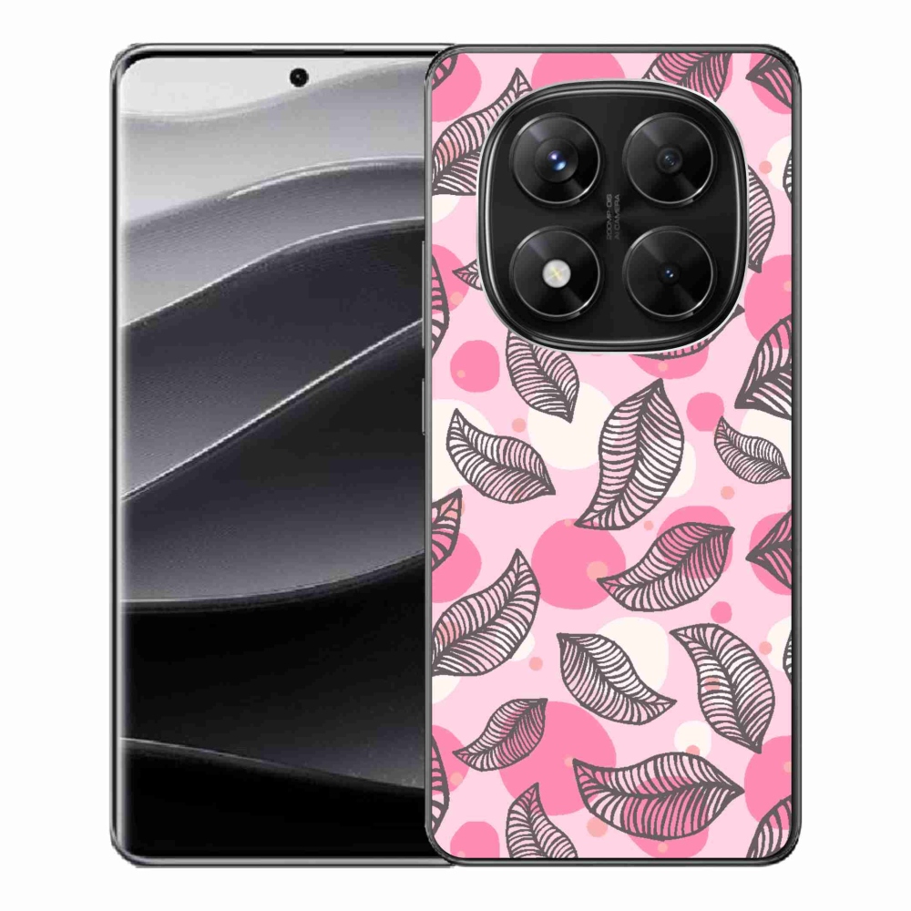 Gél borítás mmCase a Xiaomi Redmi Note 14 Pro 5G/Poco X7 5G számára - rajzfilmes hulló levelek