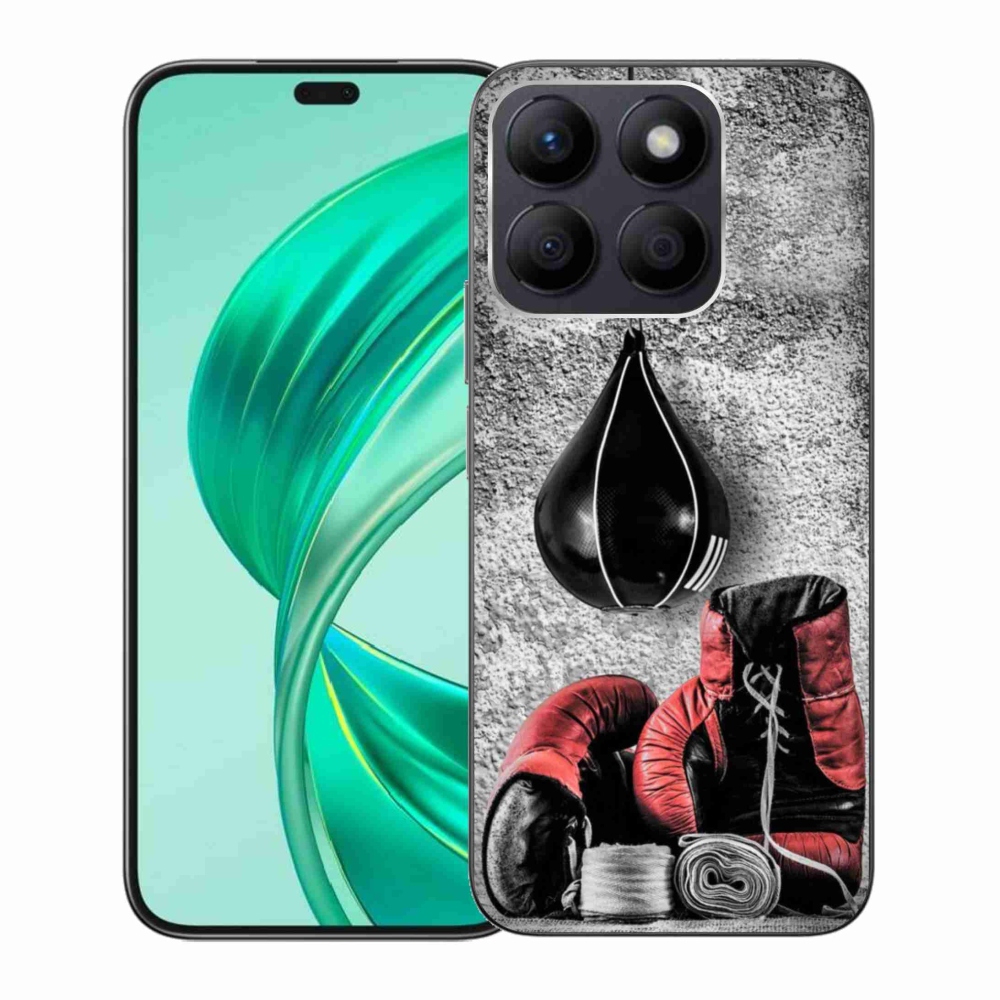 Zselés borítás mmCase a Honor X8b számára - bokszzsák és kesztyűk