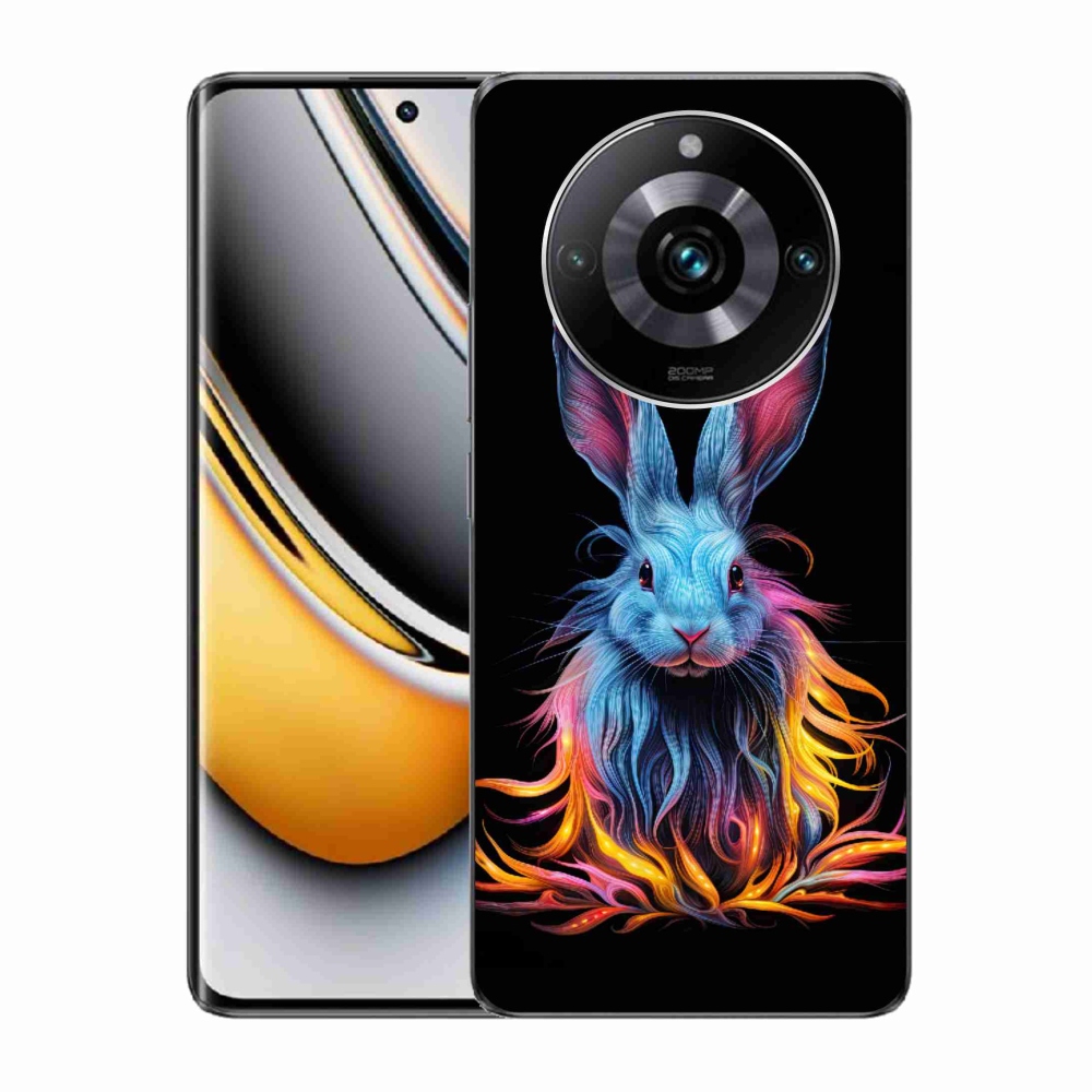 Zselés borítás mmCase a Realme 11 Pro/11 Pro+ készülékhez - absztrakt nyúl