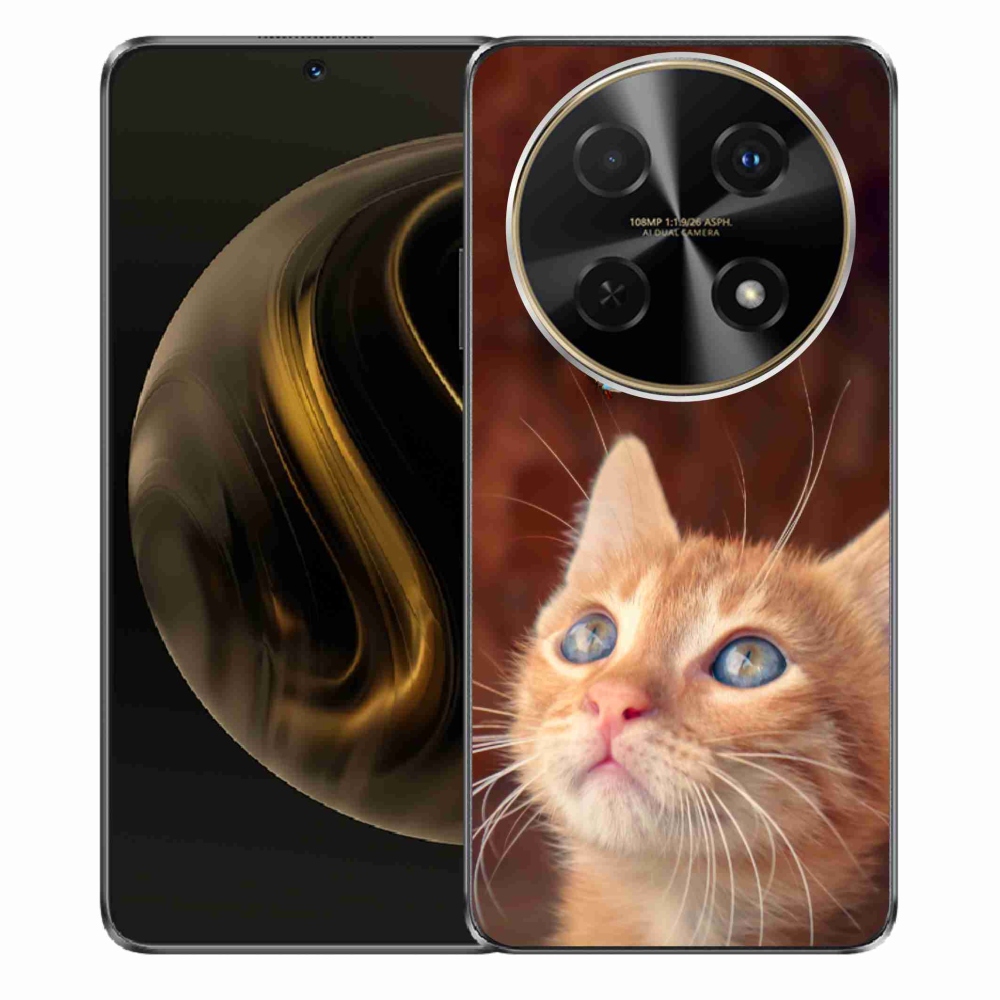 Gél borító mmCase a Huawei Nova 12i készülékhez - pillangó és cica