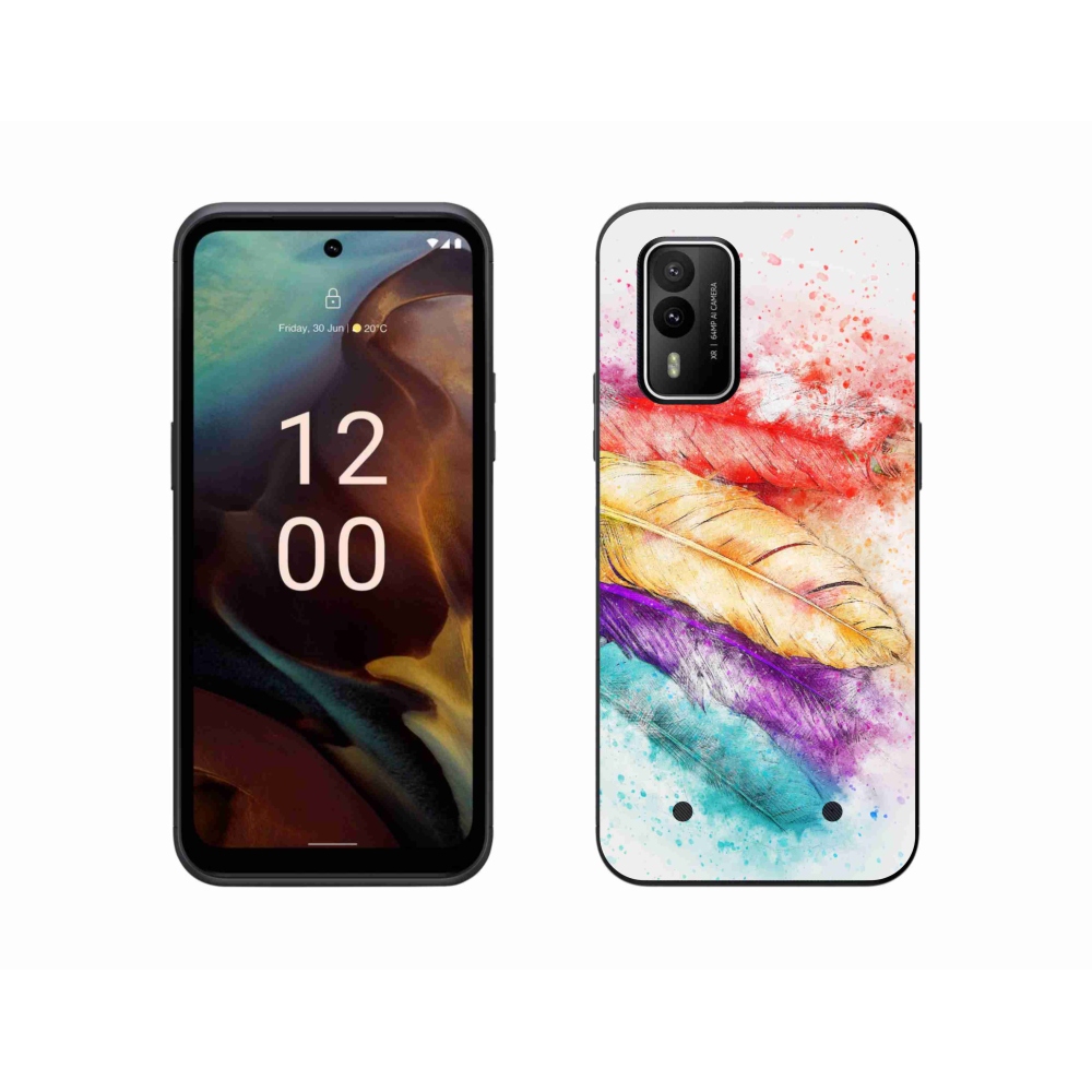 Zselés borítás mmCase a Nokia XR21 készülékhez - színes toll