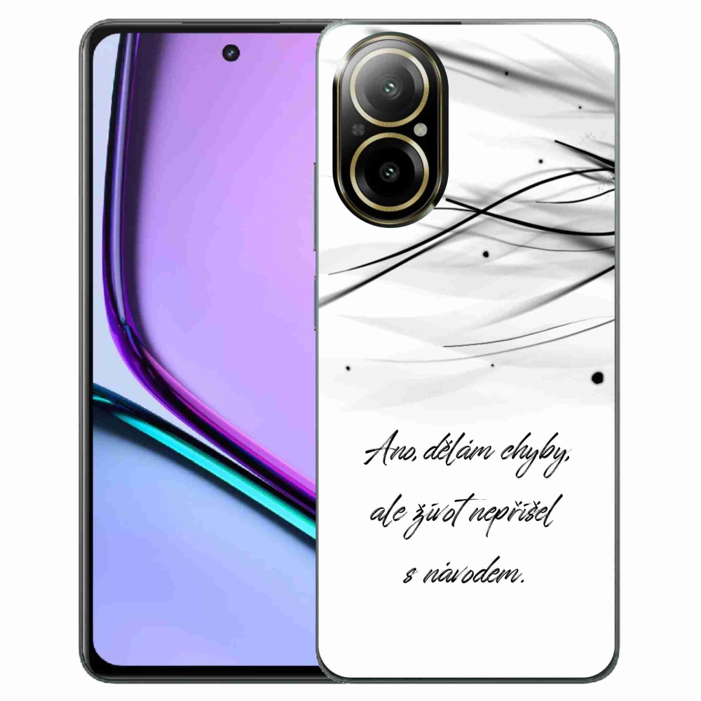 Gél borítás mmCase a Realme C67 készülékre - idézem a fehér hátteret