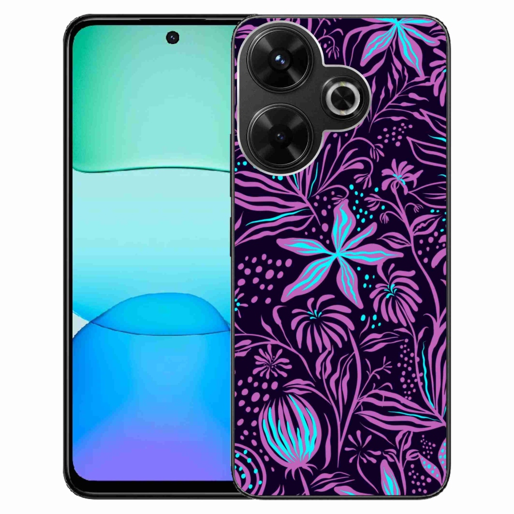 Gél borítás mmCase a Xiaomi Redmi 13 4G/Poco M6 4G - virágok 2