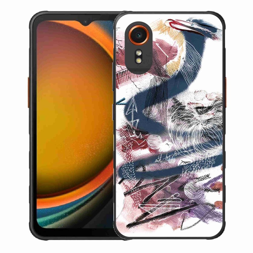 Gél borítás mmCase Samsung Galaxy Xcover 7 készülékhez - absztrakt motívum 28