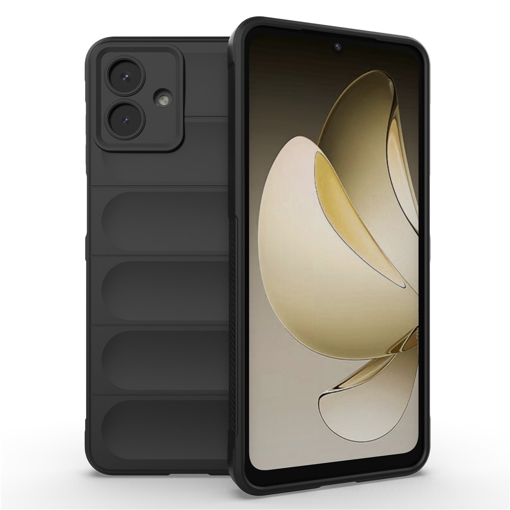 Rugg tartós zselés tok Samsung Galaxy A07 4G készülékhez - fekete