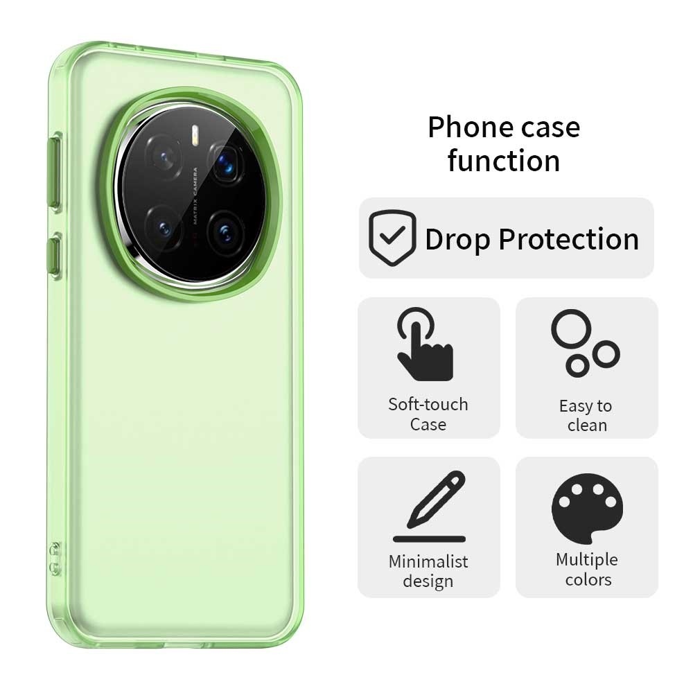 Candy matt zselés tok Honor Magic 7 Pro 5G - zöld