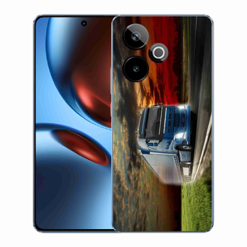 Rugalmas zselés tok mmCase képpel a Realme GT 7 5G/GT 7T 5G - teherautóhoz 4