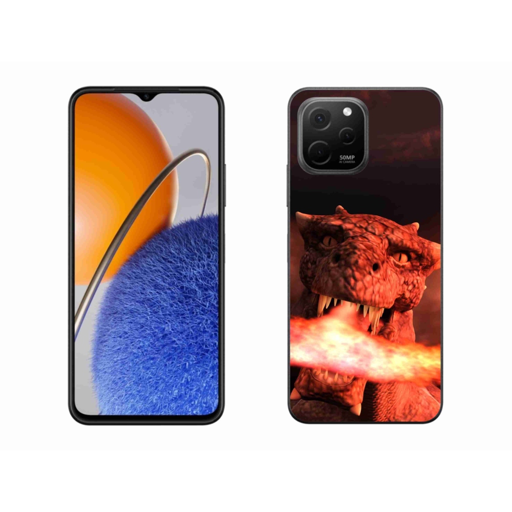 Gél borítás mmCase a Huawei Nova Y61 készülékhez - sárkány