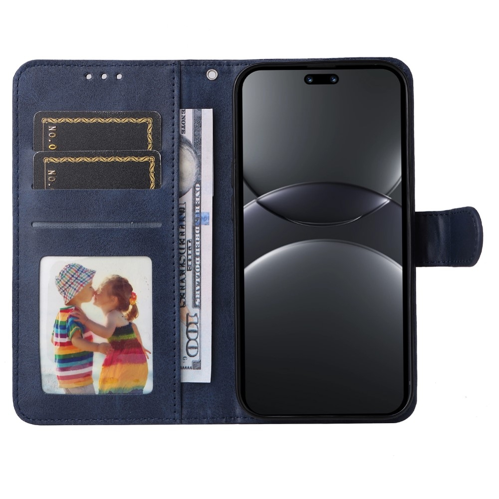 Vérrögök könyv tok a Huawei Nova 13 Pro 5G-hez - kék