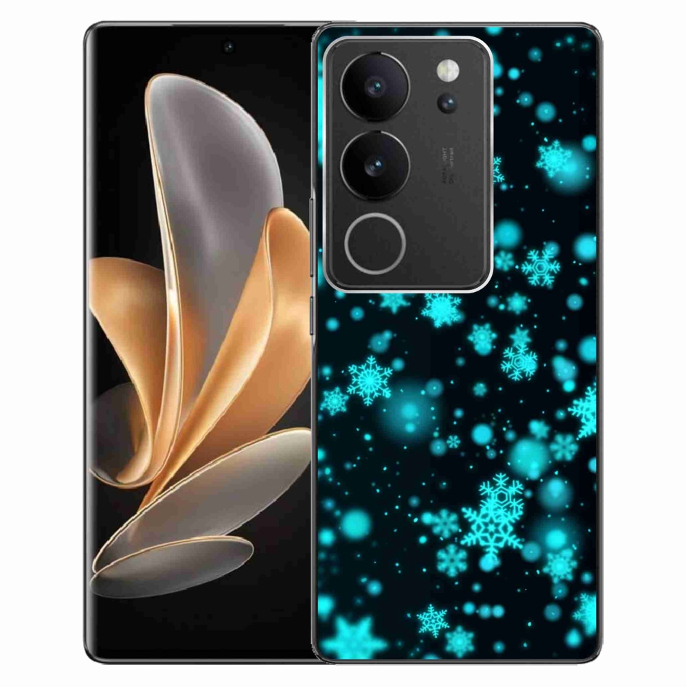 Gél borítás mmCase a Vivo V29 5G készülékhez - hópelyhek 1