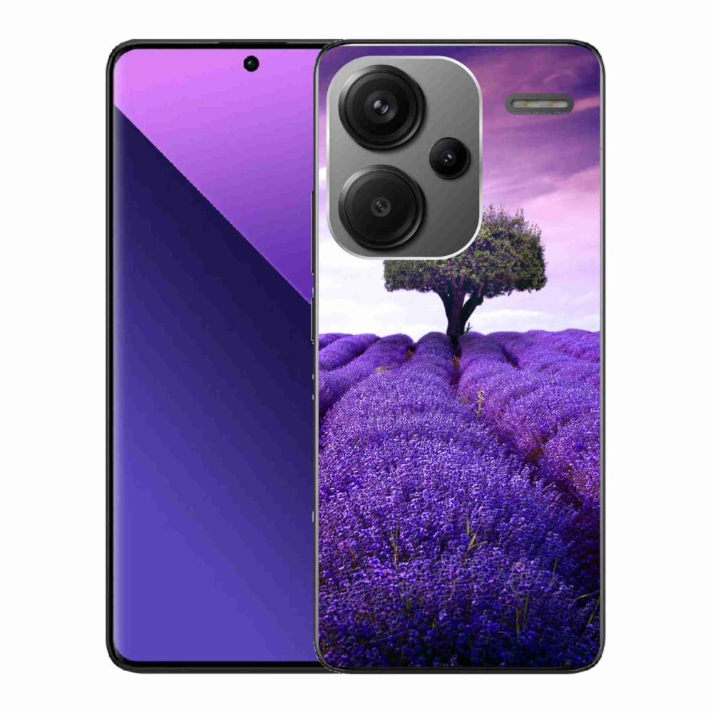 Zselés borítás mmCase a Xiaomi Redmi Note 13 Pro+ 5G számára - levendula rét