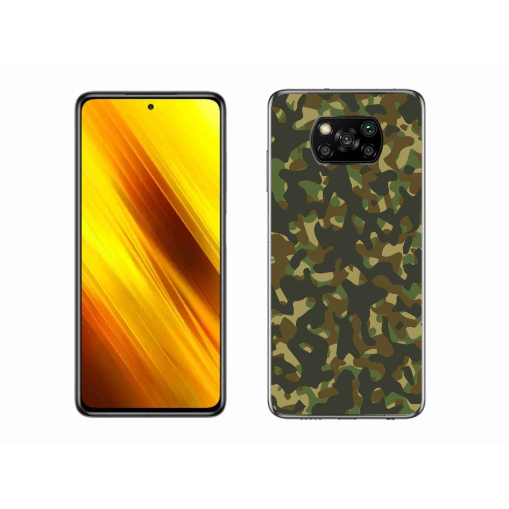 Gél borítás mmCase a Xiaomi Poco X3 Pro számára - terepszínű minta 1
