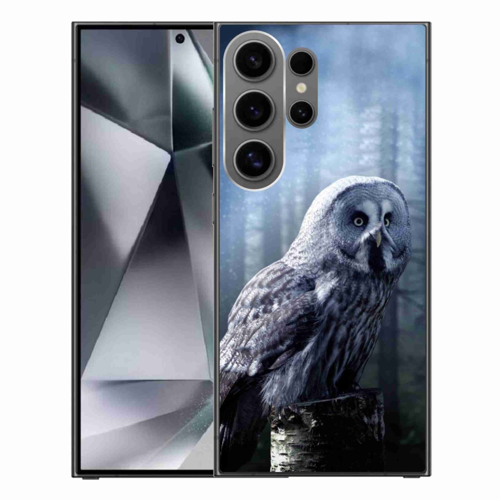 Gél védőhuzat mmCase Samsung Galaxy S24 Ultra készülékhez - bagoly