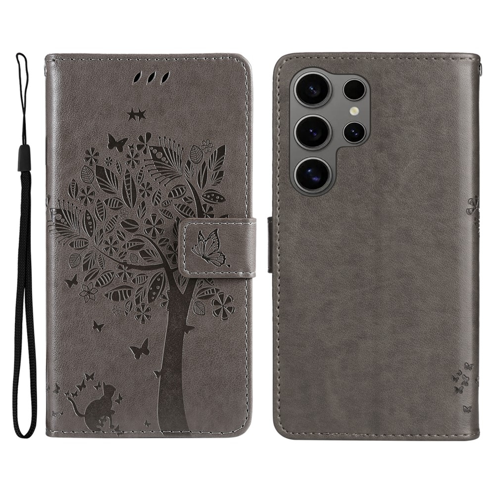Fák könyve tok Samsung Galaxy S25 Ultra - szürke