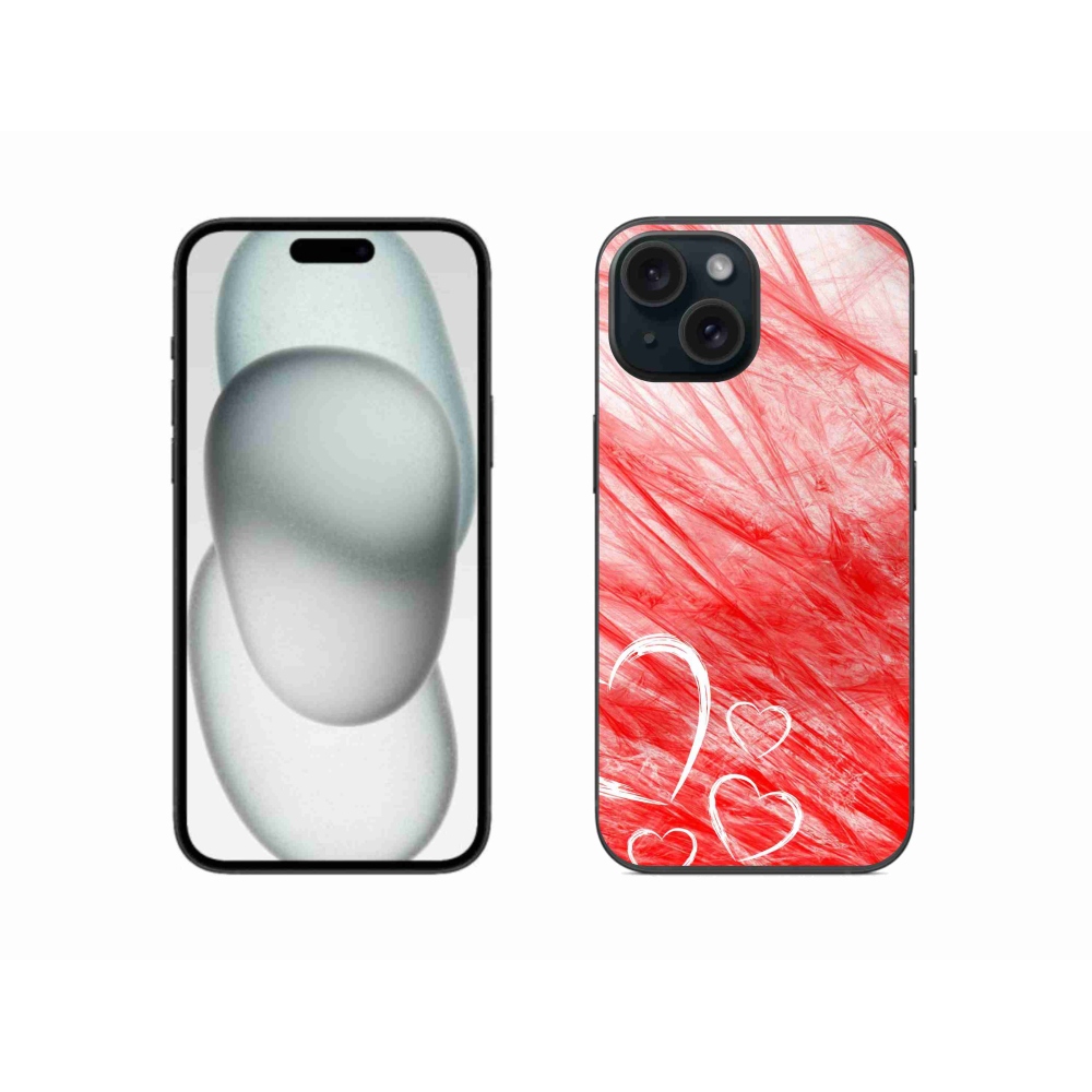 Zselés borítás mmCase iPhone 15 készülékhez - szív