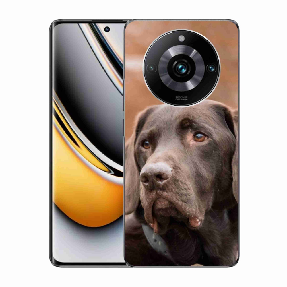 Zselés tok mmCase a Realme 11 Pro/11 Pro+ készülékhez - barna labrador színben