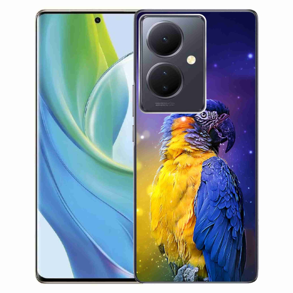 Gél tok mmCase a Vivo V29 Lite 5G-hez - papagáj ara 1
