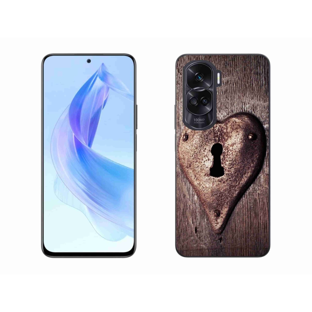 Zselés borítás mmCase a Honor 90 Lite készülékhez - szív alakú zárral