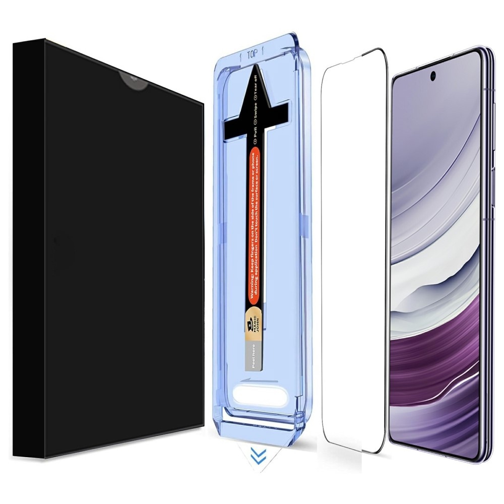 2.5D edzett üveg Samsung Galaxy S25 alkalmazással keretezett Samsung Galaxy S25-ön