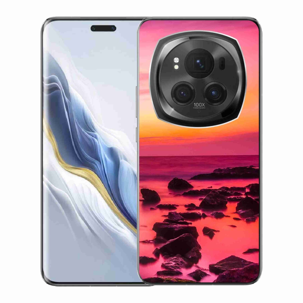 Gél borítás mmCase a Honor Magic 6 Pro 5G számára - tenger és ragyogás