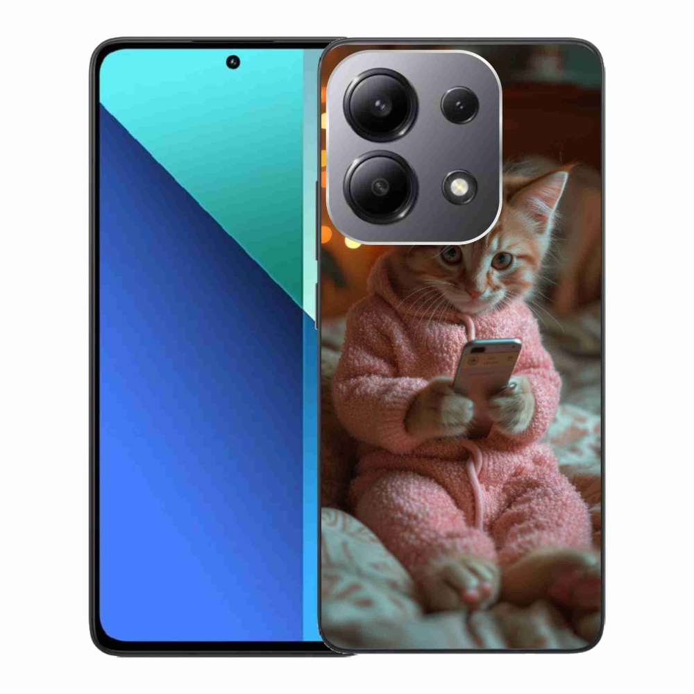 Gél borítás mmCase a Xiaomi Redmi Note 13-hoz - baba a mobillal